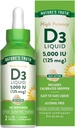 Nature's Truth Vitamin D3 Liquid 