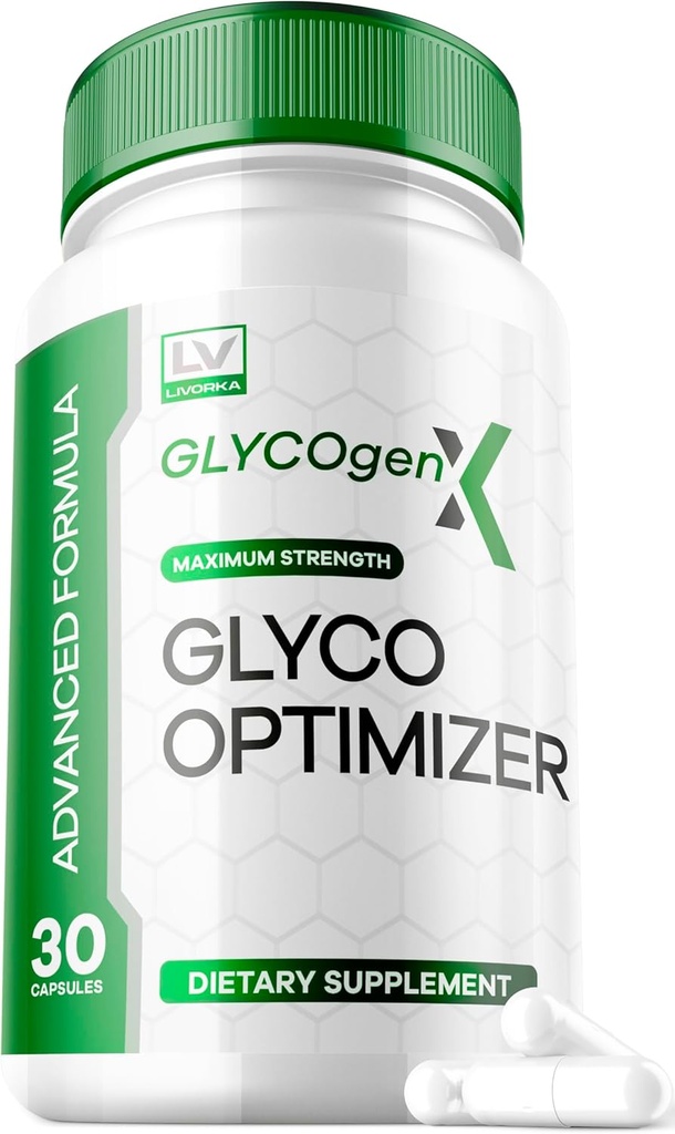 LIVORKA 1 πακέτο - Glycogen X Glyco Optimazer, Glyco X Optimizer Glycogen, GlycogenX, Glycogen Support, GlycogenX υποστήριξη, Glycogen X, GlycogenX Glyco Optimizer, Glycogen Optimizer 600MG, 30 κάψουλες