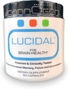 LUCIDAL Nootropics Brain Supplement - Υποστήριξη Εγκεφαλική Υγεία για Μνήμη, Εστίαση & Συγκέντρωση - Nutrient Booster για Άνδρες & Γυναίκες - 90 Κάψουλες