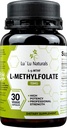 Lu'Lu Naturals L Methylfolate 15mg Ενεργό Φολικό Μεθύλιο, Φολικό Οξύ, 5-mthf 30 Καπάκια λαχανικών