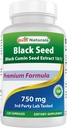 Best Naturals Μαύρος Σπόρος (Black Cumin Seed Extract 10:1) 750 mg ανά σερβιρίσματος- 120 κάψουλες