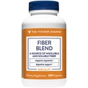 Η Βιταμίνη Shoppe Fiber Blend, μια φυσική πηγή αδιάλυτων και διαλυτών ινών, υποστηρίζει Digestive Health & Regularity (300 κάψουλες)