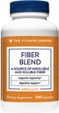 Η Βιταμίνη Shoppe Fiber Blend, μια φυσική πηγή αδιάλυτων και διαλυτών ινών, υποστηρίζει Digestive Health & Regularity (300 κάψουλες)