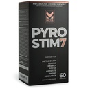 Pyro Stim 7 Μεταβολισμός Booster Fat Loss Υποστήριξη για την ενεργειακή ενίσχυση - μία φορά την ημέρα Θερμογόνο με Teacrine για την εστίαση, τον έλεγχο της όρεξης, την τόνωση των μυών, και τον έλεγχο της διάθεσης (60 κάψουλες)