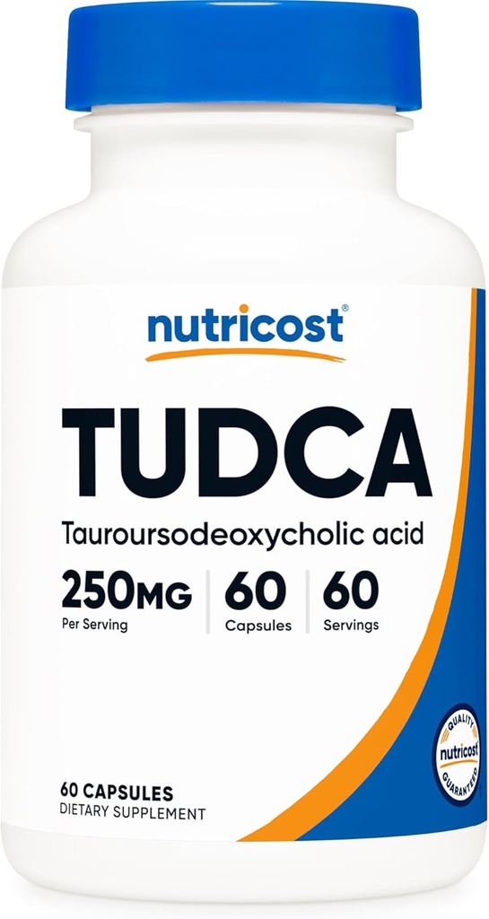 Nutricost Tudca 250mg, 60 Κάψουλες (Taurussodeoxycholic Acid) - Premium Quality