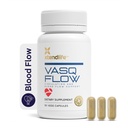Xtendlife VasQFlow Nitric Oxide Booster - για την κυκλοφορία, τη ροή του αίματος, την καρδιά και τους μυς υποστήριξης-με εκχύλισμα κόκκινου σπανάκι & σε ηλικία σκόρδο - 1 μήνα προσφοράς (90 κόμης)