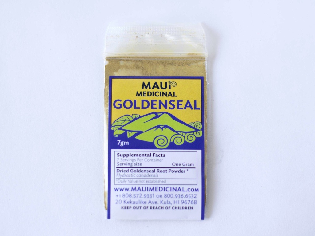 Goldenseal Root Powder 7gm = 1/4 oz. **USA Grown & Packed **