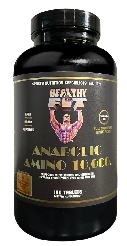 Healthy 'N Fit Amino 10.000 - Amino Acid 180 Δισκία - Υδρολυμένο Αυγό & Πηγή Ορού - Γρήγορη Απορρόφηση