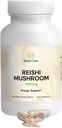 Organic Reishi Mushroom Extract Κάψουλες - Βελτίωση του ύπνου, κατά της λιπαρότητας, της καρδιοαγγειακής υγείας, της ανοσοστήριξης, της ανακούφισης από το στρες, Vegan - Μη ΓΤΟ