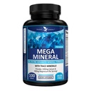 Ισχυρός Κήπος Mega Mineral Supplement Complete Mineral Complex with Ασβέστιο Μαγνήσιο Κάλιο Βόριο Σελήνιο Χρώμιο & 72 Trace Minerals Ασβέστιο Δωρεάν -100 Χάπια