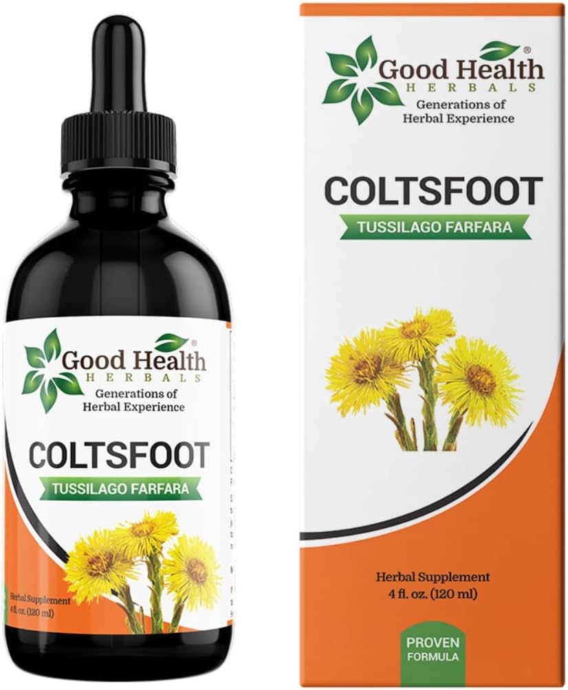 Coltsfoot Herbal Extract (4 oz.) Supports Your Immune System Against Respiratory Conditions.