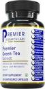 Premier Research Labs Premier Green Tea Extract - Πράσινα Καψάκια Τσάι, Χάπια Πράσινο Τσάι Εκχύλισμα, Πράσινο Τσάι Συμπλήρωμα με ECGC, Camellia Sinensis, Καθαρό, Vegan Φιλικό - 120 κάψουλες χορτοφάγων