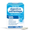 Digestive Advantage Κάψουλες Άμυνας Λακτόζης (96 Count In A Box), Βοηθά να σπάσει τη Λακτόζη και να υπερασπιστεί ενάντια σε Digestive Upset, υποστηρίζει Digestive και ανοσοποιητική υγεία, CFUs