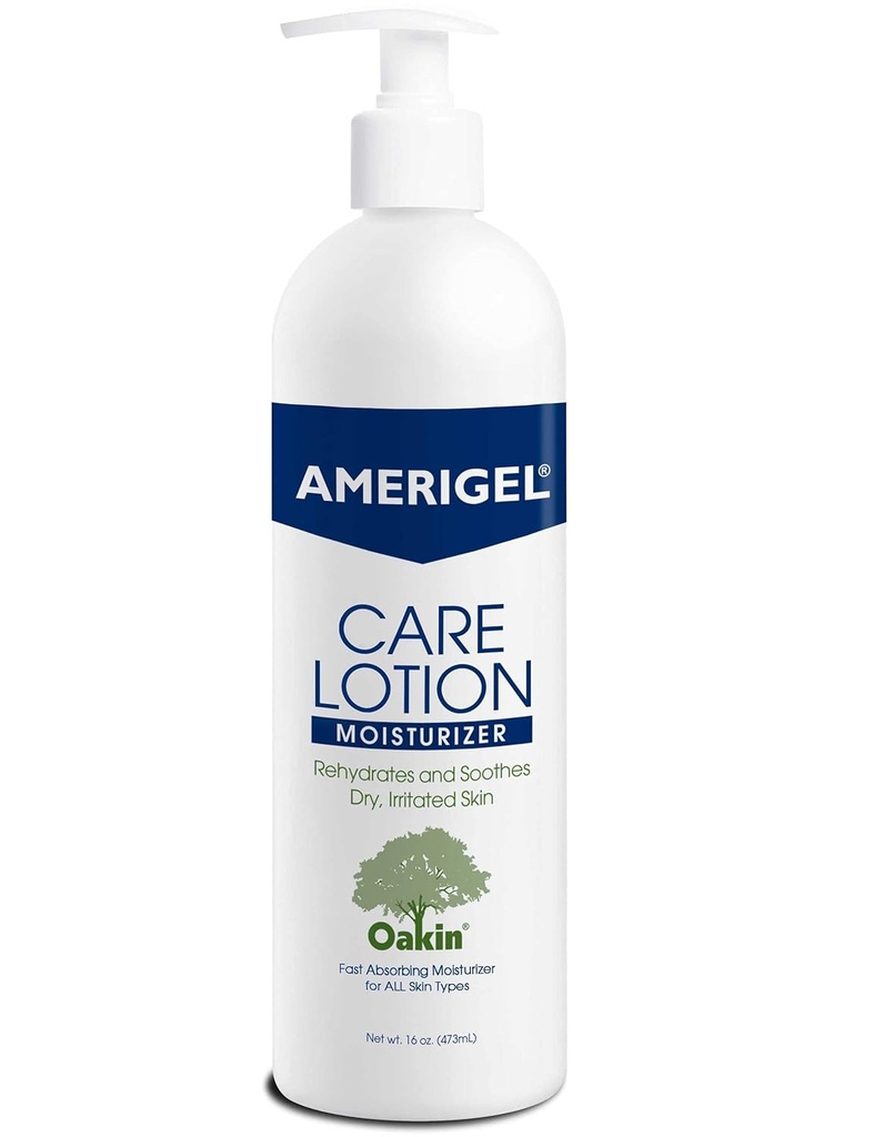 AMERIGEL Care Lotion – Hypoallergenic Moisturizer - Diabetic Skin Care - Ενυδατώνει και Καταπραΰνει Ξηρό, Ερεθισμένο Δέρμα - 16 oz.