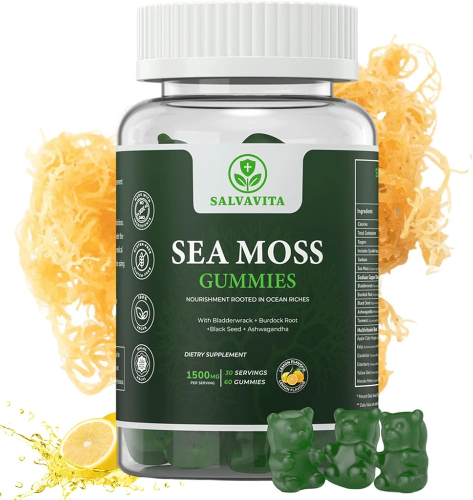 Sea Moss Gummies – Ισχυρή 1500mg υπηρεσία 