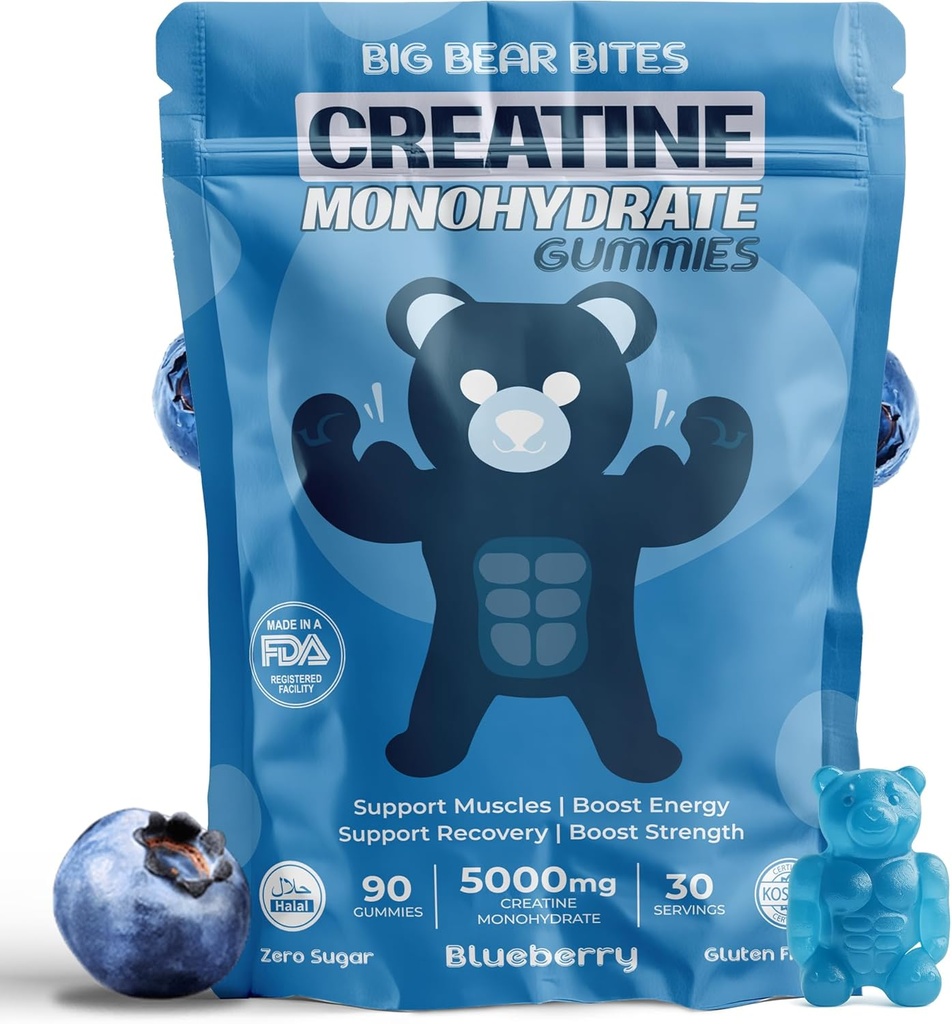 Creatine Monohydrate Gummies για άνδρες και γυναίκες 