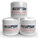 AcuPlus - Advanced Pain Relief Topical Anti Inflammatory Cream to Soothe Muscle & Joint Pain - Αρθρίτιδα, Bursitis, & Τενοντίτιδα - Fast-Active Formula with Natural Ingredients - 4 oz. κάθε, Συσκευασία των 3