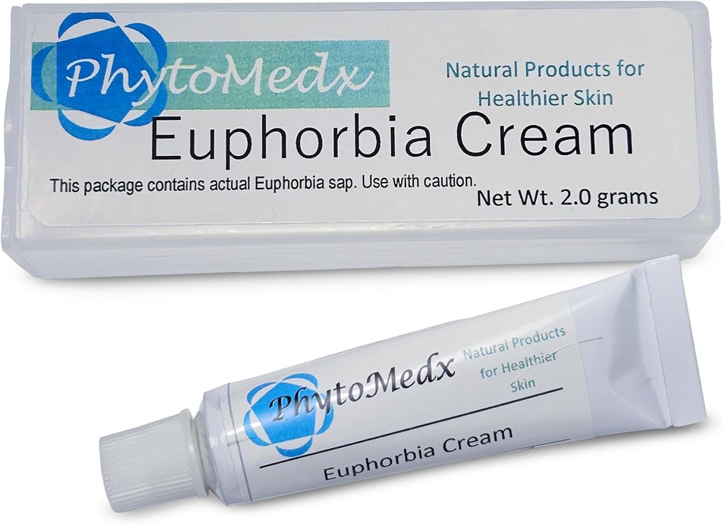PhytoMedx - Euphorbia Cream, Radium Weed, Exclusive Source of Euphorbia Sap for a Easy-to-Use Skin Care Spot Cream for Sun-Damaged Skin, 2,0 g