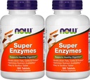 NOW Foods Super Enzymes, 180 Tablets (180 Tabs X 2)