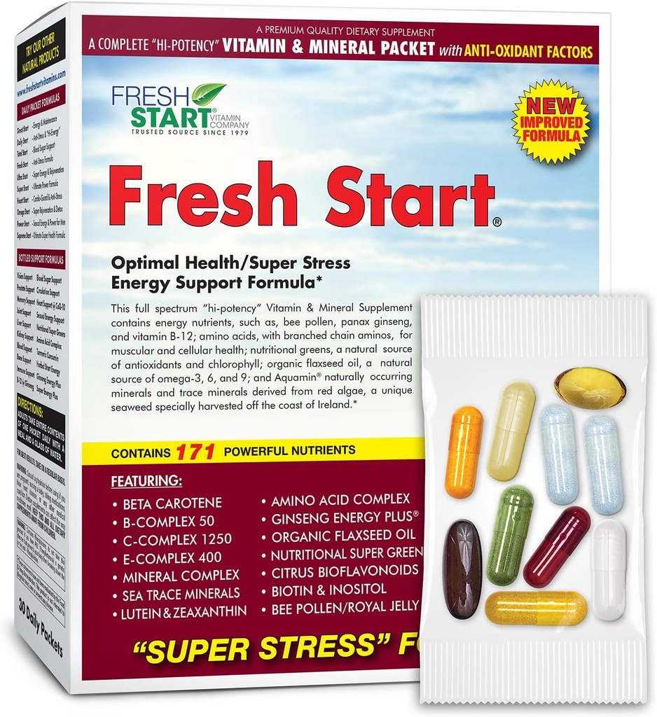 Fresh Start Complete Daily Vitamin Pack 