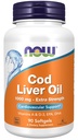 NOW Συμπληρώματα τροφίμων, Cod Liver Oil, Extra Strength 1,000 mg με Βιταμίνες A & D-3, EPA, DHA, 90 Softgels