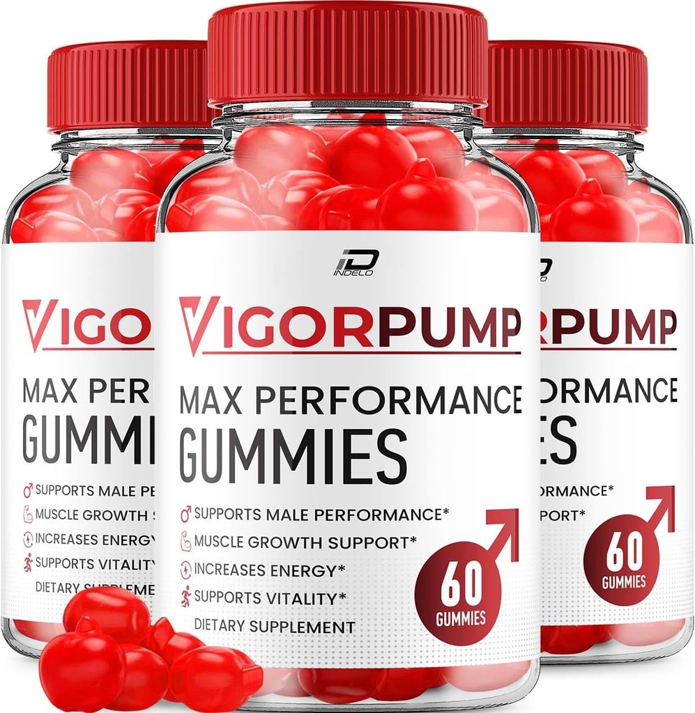 Αντλία Vigor Gummies για άνδρες – VigorPump Ανδρικές Gummies All-Φυσικό συμπλήρωμα, Αντλία Vigor Gummies Κριτικές (3 Pack - 180 Gummies)