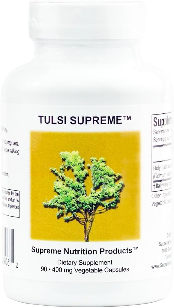 Supreme Nutrition Tulsi Supreme – κάψουλες Αγίου Βασιλείου - 90 κάψουλες χορτοφάγων