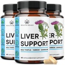 Liver Cleanse & Repair Formula - Herbal Liver Support Supplement with Milk Thistle Dandelion Root Turmeric, Artichoke Extract for Liver Health - 180 Count