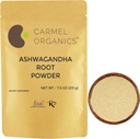 CARMEL ORGANICS Ashwagandha Root Powder 7.5 Ουγγιά, Μη ΓΤΟ & Γλουτένη Χωρίς, Φυσικό, Withania Somnifera, Δεν προστίθενται συντηρητικά, που προέρχονται άμεσα από τους Ινδούς αγρότες