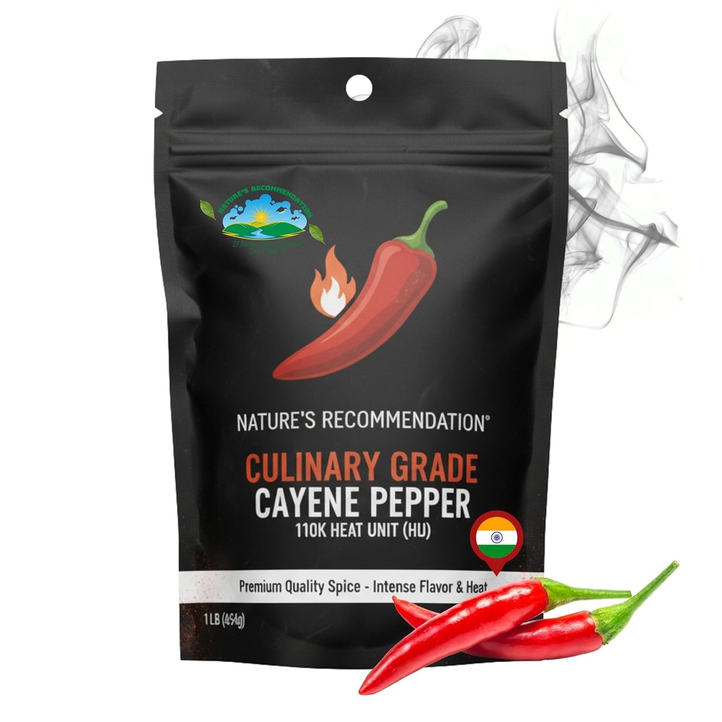 Καθαρή θερμότητα ινδικό πιπέρι Cayenne σκόνη -capsicum ετησίως, 1 LB πικάντικη και ισχυρή σκόνη 110k H.U. Χωρίς γλουτένη, μέγεθος υπηρεσίας τροφίμων Vegan από Sweet Sunnah