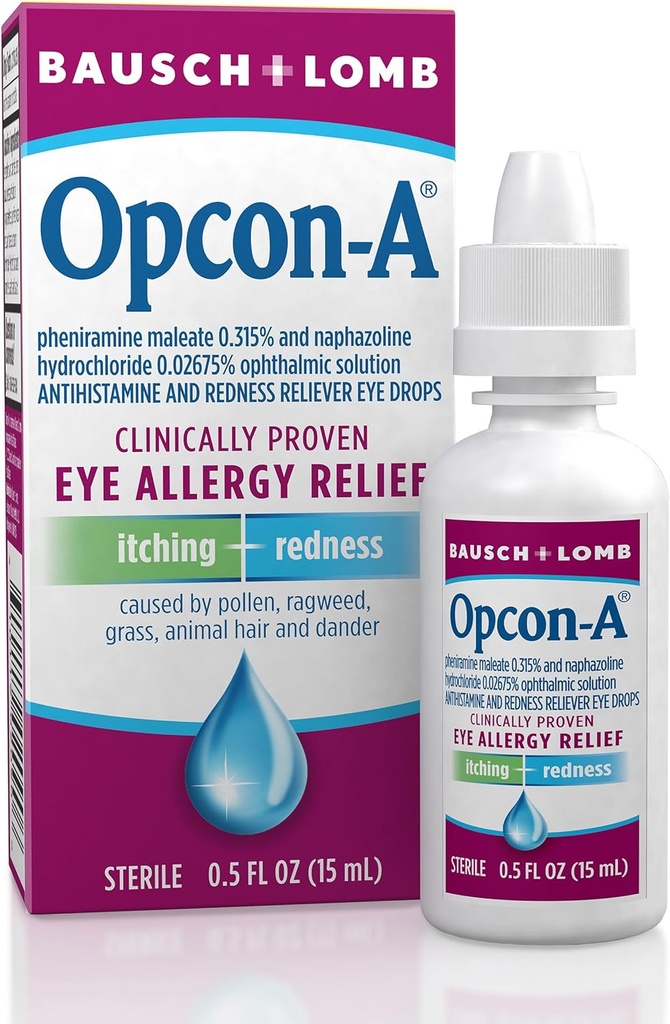 Αλλεργία σταγόνες ματιών από Bausch & Lomb, για Itch & Redness Relief, 15 mL