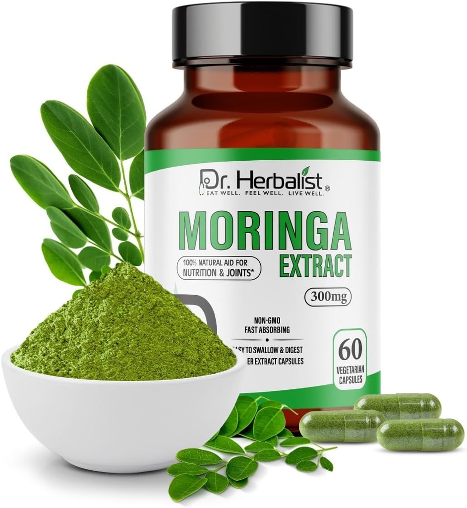 Dr. Herbalist Moringa Oleifera Extract 300mg – 60 κάψουλες Vegan 