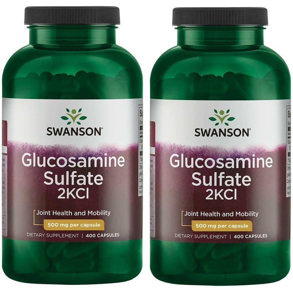 Σουασόν Γλυκοσαμίνη Sulfate 2Kcl 500 mg 400 Caps (2 Συσκευασία)