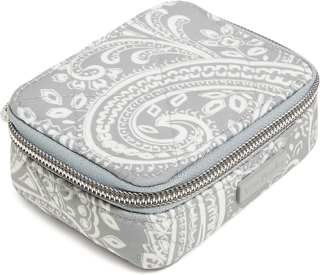 Performance Twill Travel Pill Organizer, Cloud Gray Paisley