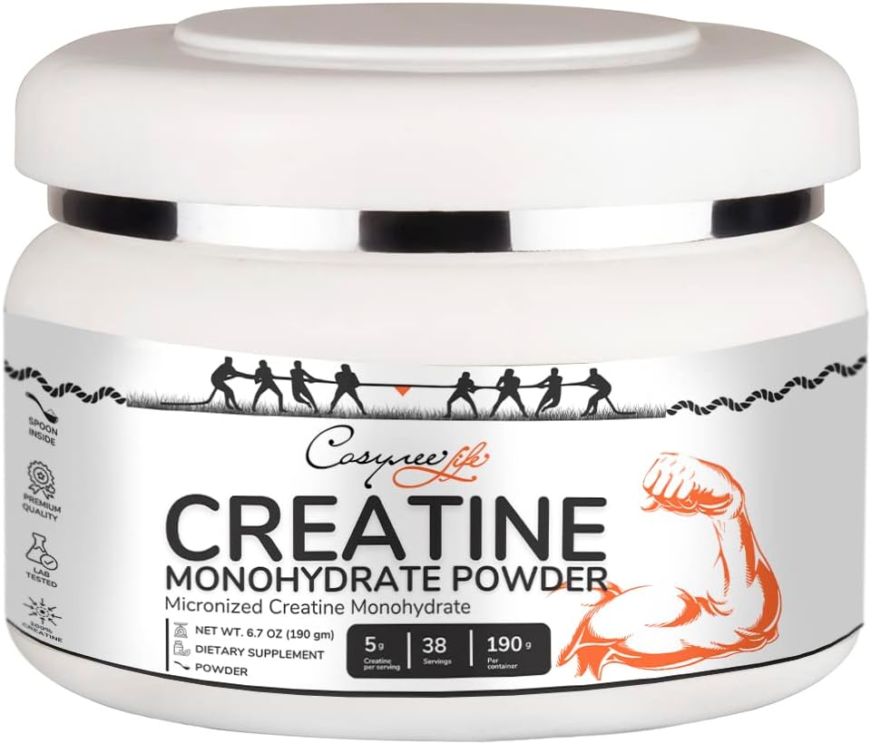Cosynee Creatine Μονοϋδρική Μικρονωμένη Κόνις (6. 7oz (190g))