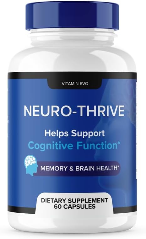 Neuro Thrive Brain Supplement, Neuro Thrive for Memory, Neuro Thrive PQQ to Reduce The Negative Effects of Brain Fog, Neuro Thrive Cognative Function, NeuroThrive Reviews Neuro-Thrive (60 Κάψουλες)
