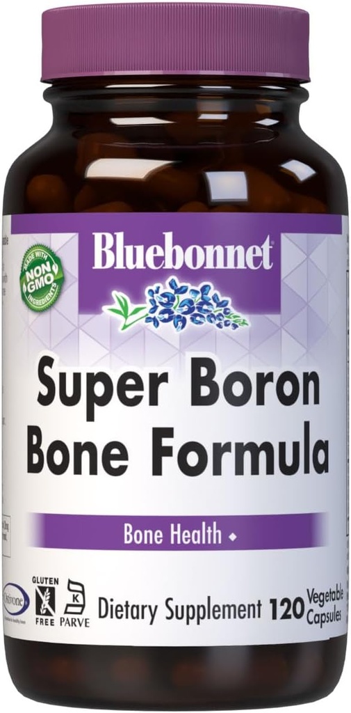 BlueBonnet Super Boron Φόρμουλα οστών χορτοφαγικές κάψουλες, 120 κόμης