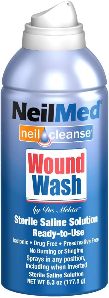 NeilMed Cleanse Αποστειρωμένο Πλυντήριο Πληγών, 6.3 Ουγγιά