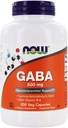 NOW Foods - GABA με βιταμίνη B6 500 mg. - 200 κάψουλες λαχανικών
