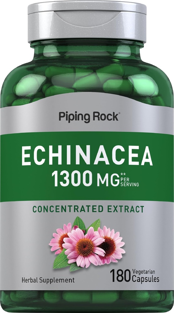 Κάψουλες εκχύλισμα Echinacea Piping Rock 1300mg 