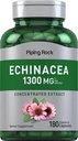 Piping Rock Echinacea Extract Capsules | 180 Count | Herbal Supplement | Vegetarian, Gluten Free, Non-GMO