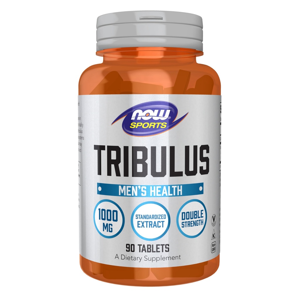NOW Foods Sports Nutrition, Tribulus (Tribulus terrestris) 1. 000 mg, Διπλή Δύναμη, Υγεία των Ανδρών, 90 δισκία