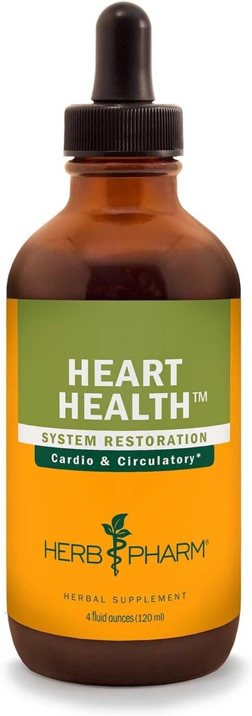 Herb Pharm Heart Health Liquid Herbal Formula with Hawthorn for Cardiovascular System Support - 4 Ounce