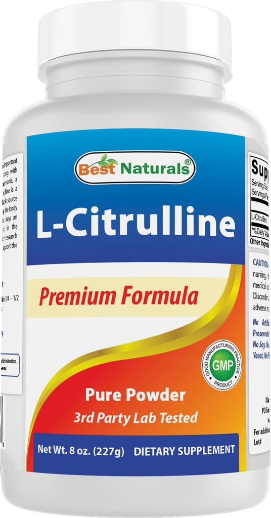 Best Naturals L-Citrulline σκόνη 8 OZ (8 OZ (πακέτο του 1))
