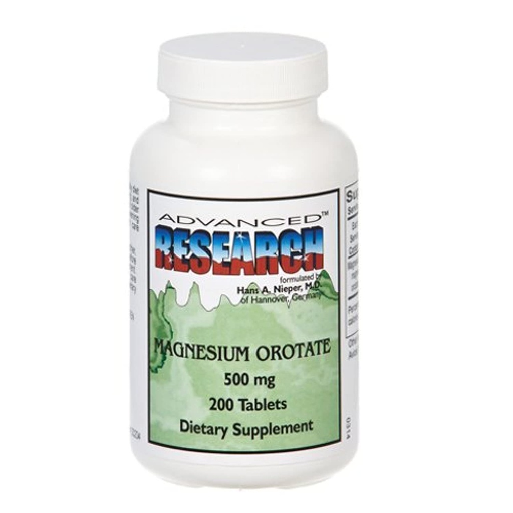 Dr. Hans Nieper Magnesium Orotate Tablets, 500 Mg, 200 Count