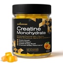 Creatine Monohydrate 5000mg συμπλήρωμα Gummies - με L-Taurin Betaine Anhydrous Alpha-GPC BCAA 2:1:1 - Χωρίς ζάχαρη Γλουτένη για άνδρες γυναίκες