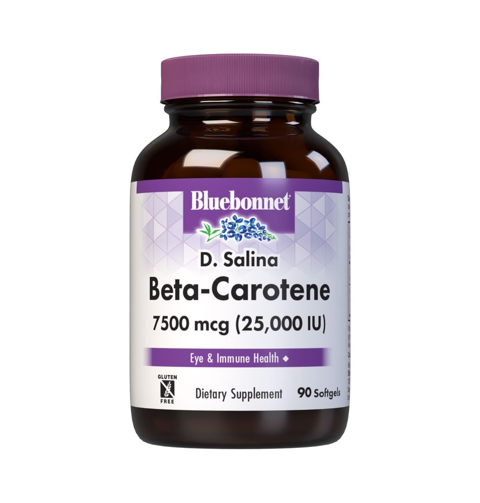 BlueBonnet Μικτή Beta-Carotene 25000 IU Μαλακά Τζελ, Redish Brown, 90 κόμης