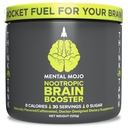 Nootropic Brain Booster | 30 Servings Sugar-Free Drink Mix | Focus, Energy & Memory Support | Subscribe & Save | Kiwi Strawberry | 0 Calories