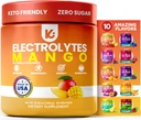 Keppi Keto Hydration Electrolytes - Mango - Ηλεκτρολύτης σε σκόνη χωρίς ζάχαρη - Sips Like Sunshine - Keto Electrolytes σε σκόνη - Ηλεκτρολύτες Ζάχαρη χωρίς - Ηλεκτρολύτη σε σκόνη