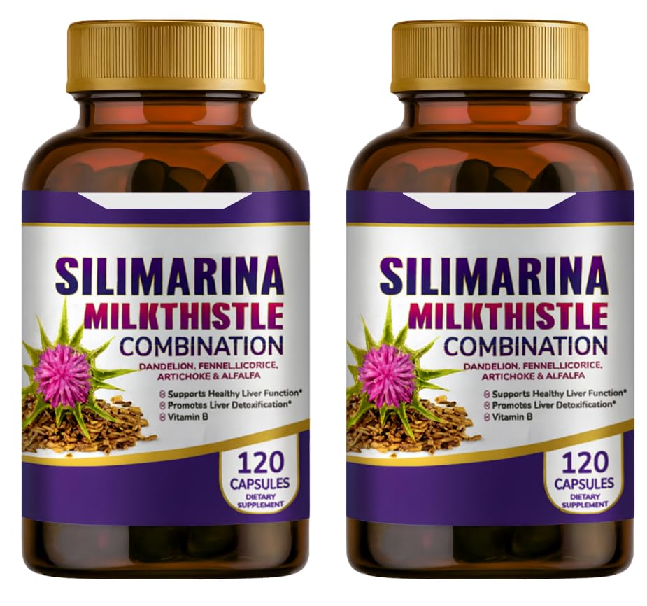 Silimarina Milk Thistle Combination, 2 Pack, 240caps.